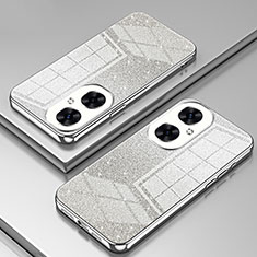 Custodia Silicone Trasparente Ultra Sottile Cover Morbida SY1 per Huawei Nova 11i Argento