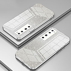 Custodia Silicone Trasparente Ultra Sottile Cover Morbida SY1 per Huawei Nova 7 Pro 5G Chiaro