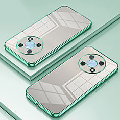 Custodia Silicone Trasparente Ultra Sottile Cover Morbida SY1 per Huawei Nova Y90 Verde