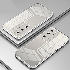 Custodia Silicone Trasparente Ultra Sottile Cover Morbida SY1 per Huawei P40 Pro+ Plus Chiaro