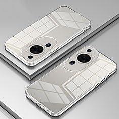 Custodia Silicone Trasparente Ultra Sottile Cover Morbida SY1 per Huawei P60 Art Chiaro