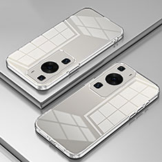 Custodia Silicone Trasparente Ultra Sottile Cover Morbida SY1 per Huawei P60 Chiaro