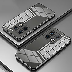 Custodia Silicone Trasparente Ultra Sottile Cover Morbida SY1 per OnePlus 10 Pro 5G Nero