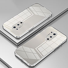 Custodia Silicone Trasparente Ultra Sottile Cover Morbida SY1 per OnePlus 8 Pro Chiaro