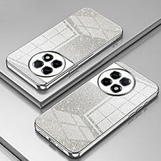 Custodia Silicone Trasparente Ultra Sottile Cover Morbida SY1 per OnePlus Ace 2 5G Argento