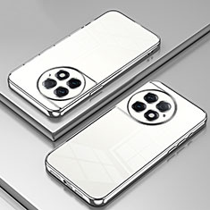 Custodia Silicone Trasparente Ultra Sottile Cover Morbida SY1 per OnePlus Ace 2 Pro 5G Argento