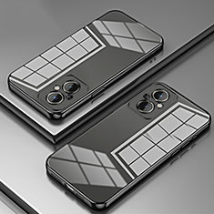Custodia Silicone Trasparente Ultra Sottile Cover Morbida SY1 per OnePlus Nord N20 5G Nero