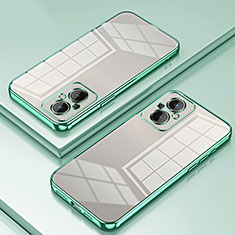 Custodia Silicone Trasparente Ultra Sottile Cover Morbida SY1 per OnePlus Nord N20 5G Verde