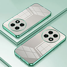 Custodia Silicone Trasparente Ultra Sottile Cover Morbida SY1 per Oppo A2 Pro 5G Verde