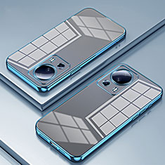 Custodia Silicone Trasparente Ultra Sottile Cover Morbida SY1 per Xiaomi Civi 2 5G Blu