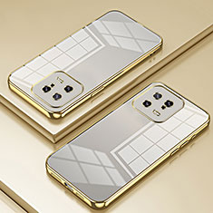 Custodia Silicone Trasparente Ultra Sottile Cover Morbida SY1 per Xiaomi Mi 13 5G Oro