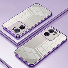 Custodia Silicone Trasparente Ultra Sottile Cover Morbida SY1 per Xiaomi Mi 13T Pro 5G Viola
