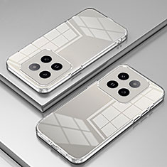Custodia Silicone Trasparente Ultra Sottile Cover Morbida SY1 per Xiaomi Mi 14 5G Chiaro