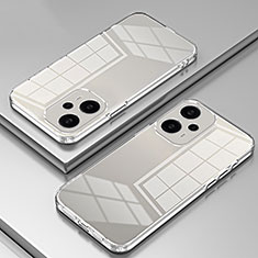 Custodia Silicone Trasparente Ultra Sottile Cover Morbida SY1 per Xiaomi Poco F5 5G Chiaro