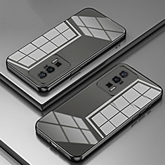 Custodia Silicone Trasparente Ultra Sottile Cover Morbida SY1 per Xiaomi Poco F5 Pro 5G Nero