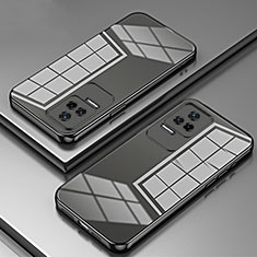 Custodia Silicone Trasparente Ultra Sottile Cover Morbida SY1 per Xiaomi Redmi K50 5G Nero