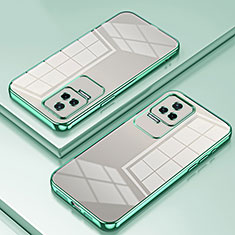 Custodia Silicone Trasparente Ultra Sottile Cover Morbida SY1 per Xiaomi Redmi K50 5G Verde