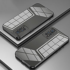 Custodia Silicone Trasparente Ultra Sottile Cover Morbida SY1 per Xiaomi Redmi Note 11 Pro 4G Nero