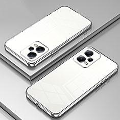 Custodia Silicone Trasparente Ultra Sottile Cover Morbida SY1 per Xiaomi Redmi Note 12 5G Argento