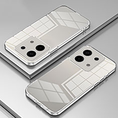 Custodia Silicone Trasparente Ultra Sottile Cover Morbida SY1 per Xiaomi Redmi Note 13 Pro 5G Chiaro