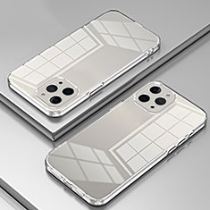 Custodia Silicone Trasparente Ultra Sottile Cover Morbida SY2 per Apple iPhone 12 Pro Max Chiaro