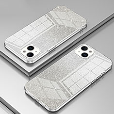 Custodia Silicone Trasparente Ultra Sottile Cover Morbida SY2 per Apple iPhone 14 Chiaro