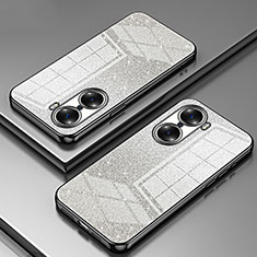 Custodia Silicone Trasparente Ultra Sottile Cover Morbida SY2 per Huawei Honor 60 5G Nero
