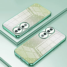 Custodia Silicone Trasparente Ultra Sottile Cover Morbida SY2 per Huawei Honor 90 5G Verde