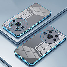 Custodia Silicone Trasparente Ultra Sottile Cover Morbida SY2 per Huawei Honor Magic3 Pro 5G Blu