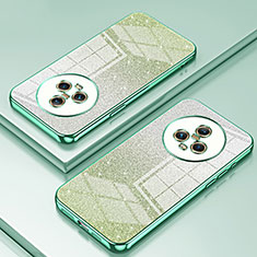 Custodia Silicone Trasparente Ultra Sottile Cover Morbida SY2 per Huawei Honor Magic5 5G Verde