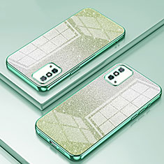 Custodia Silicone Trasparente Ultra Sottile Cover Morbida SY2 per Huawei Honor X10 Max 5G Verde