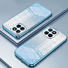 Custodia Silicone Trasparente Ultra Sottile Cover Morbida SY2 per Huawei Honor X6a Blu