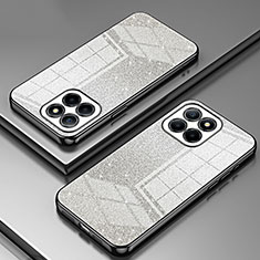 Custodia Silicone Trasparente Ultra Sottile Cover Morbida SY2 per Huawei Honor X6a Nero