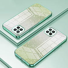 Custodia Silicone Trasparente Ultra Sottile Cover Morbida SY2 per Huawei Nova 8 SE 4G Verde