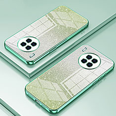Custodia Silicone Trasparente Ultra Sottile Cover Morbida SY2 per Huawei Nova 8i Verde