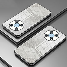 Custodia Silicone Trasparente Ultra Sottile Cover Morbida SY2 per Huawei Nova Y90 Nero