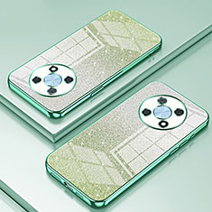 Custodia Silicone Trasparente Ultra Sottile Cover Morbida SY2 per Huawei Nova Y90 Verde