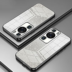 Custodia Silicone Trasparente Ultra Sottile Cover Morbida SY2 per Huawei P60 Pro Nero