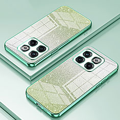 Custodia Silicone Trasparente Ultra Sottile Cover Morbida SY2 per OnePlus 10T 5G Verde