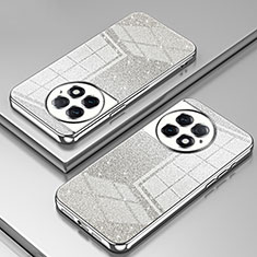 Custodia Silicone Trasparente Ultra Sottile Cover Morbida SY2 per OnePlus Ace 2 Pro 5G Argento