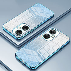 Custodia Silicone Trasparente Ultra Sottile Cover Morbida SY2 per OnePlus Nord CE 3 Lite 5G Blu
