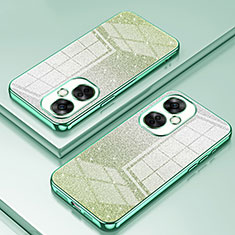 Custodia Silicone Trasparente Ultra Sottile Cover Morbida SY2 per OnePlus Nord CE 3 Lite 5G Verde