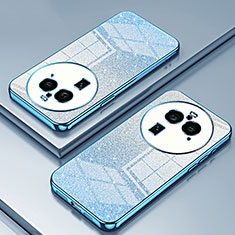 Custodia Silicone Trasparente Ultra Sottile Cover Morbida SY2 per Oppo Find X6 Pro 5G Blu