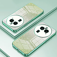 Custodia Silicone Trasparente Ultra Sottile Cover Morbida SY2 per Oppo Find X6 Pro 5G Verde