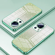 Custodia Silicone Trasparente Ultra Sottile Cover Morbida SY2 per Xiaomi Civi 2 5G Verde