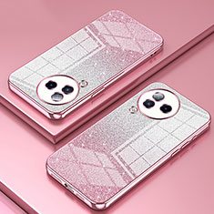 Custodia Silicone Trasparente Ultra Sottile Cover Morbida SY2 per Xiaomi Civi 3 5G Oro Rosa