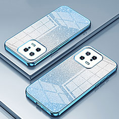 Custodia Silicone Trasparente Ultra Sottile Cover Morbida SY2 per Xiaomi Mi 13 5G Blu