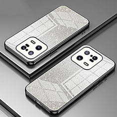 Custodia Silicone Trasparente Ultra Sottile Cover Morbida SY2 per Xiaomi Mi 13 Pro 5G Nero