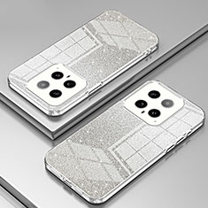 Custodia Silicone Trasparente Ultra Sottile Cover Morbida SY2 per Xiaomi Mi 14 5G Chiaro