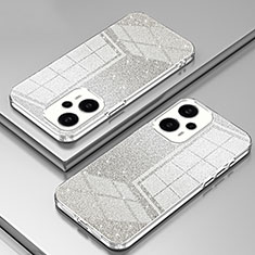 Custodia Silicone Trasparente Ultra Sottile Cover Morbida SY2 per Xiaomi Poco F5 5G Chiaro